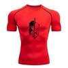 Men's Compression Fitness Sports T-shirt, Casual Anime Figur