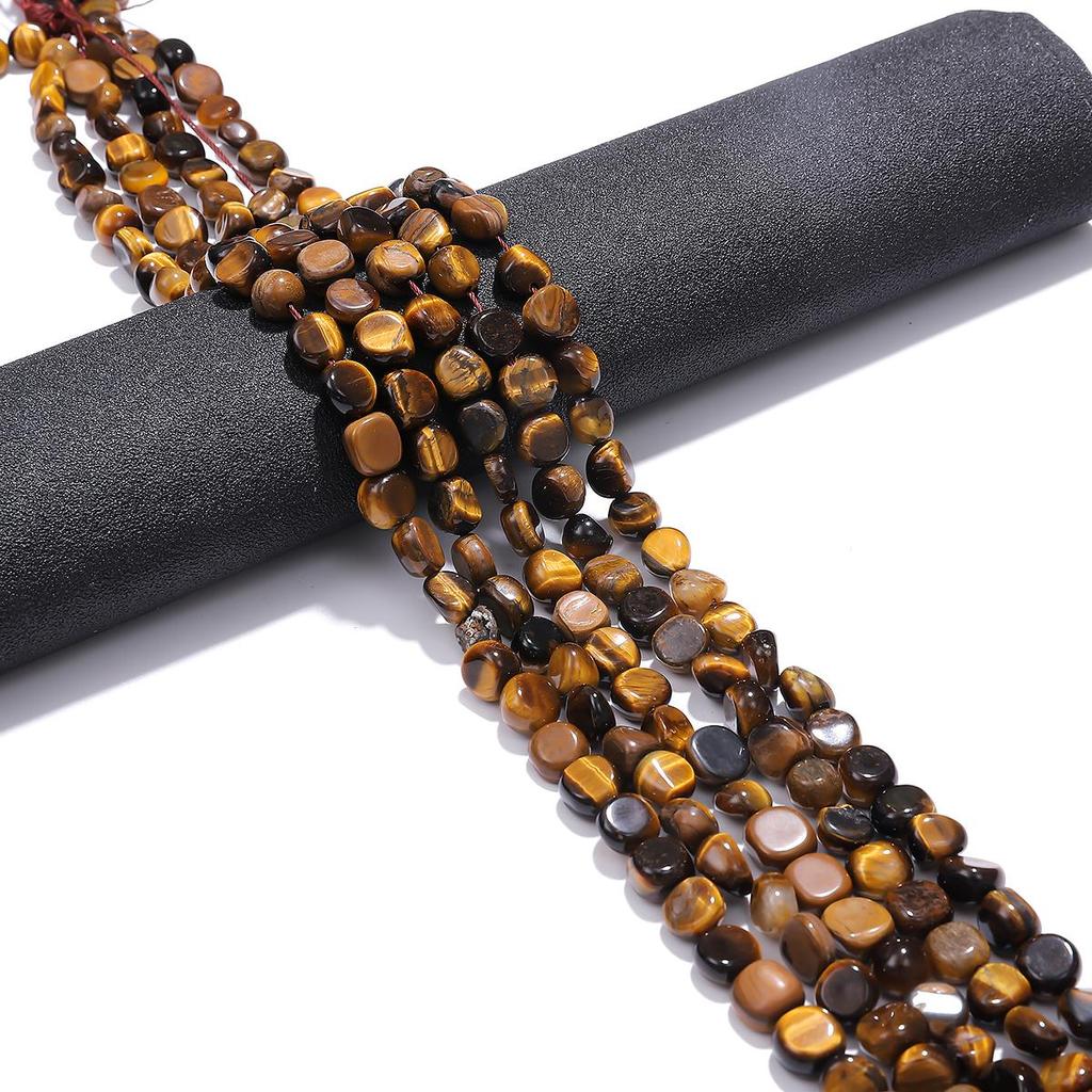 40-55 ks Přírodní barevný kámen nepravidelného tvaru volné korálky pro výrobu šperků DIY příslušenství k náramkům náhrdelník 15'' šňůra