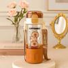 Leak Proof Cartoon Water Bottle Portable Plastic Water Cup Kids Friendly Drink Bottle  Travel
