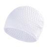 Plus Size Silicone Swimming Cap Waterproof Flexible Protect Ears Pool Hat High Elastic Solid Color Swimming Hat Swim Sports