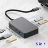 5in1 Docking Station Usb3.0 HUB TypeC Converter 5in1 Dock PD100W USB3.0 for Laptops Tablets Phones