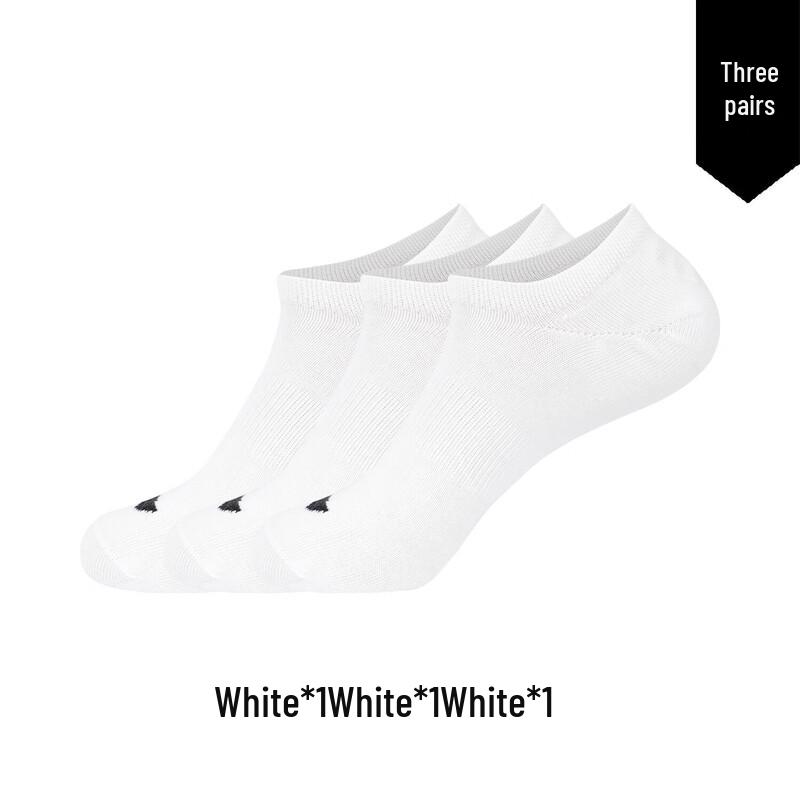 LI-NING Unisex Sports Ankle Socks 3-Pair Pack AWSU249 L