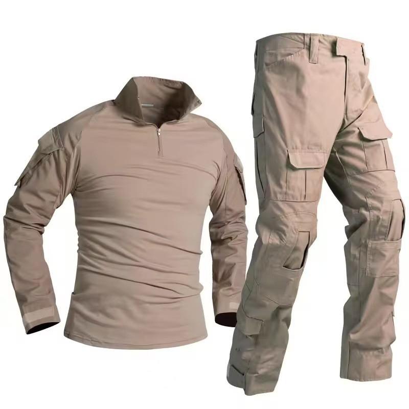 Taktischer Langarm Camouflage Trainingsanzug Outdoor Fitness Militärstil Workout Ausrüstung Atmungsaktiv Langlebig