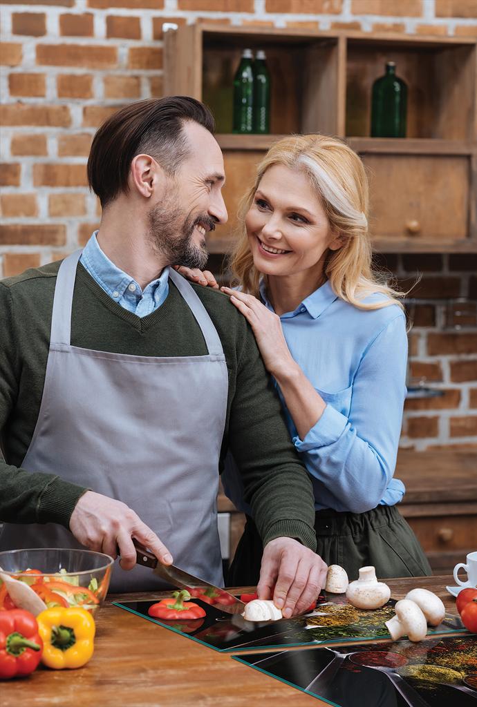 SZKLANA PŁYTA OCHRONNA NA KUCHENKĘ 90x52 PRZYPRAWY