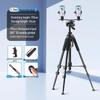 Professional Mobile Phone & DSLR Tripod with Pulley and Universal Ball Head for Live Streaming