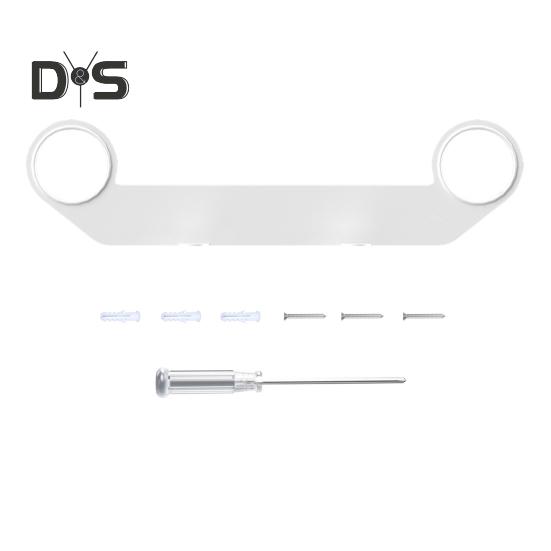 

Настенный кронштейн для хранения игровой консоли, стойка для хранения, экономящая место, простая в установке, кронштейн для контроллера игровой консоли для PS5 Portal белый