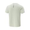 Li-Ning Comfortable Breathable Versatile Round Neck Letter Short Sleeve T-Shirt Men Tops Mineral-Gray ATSV389-12