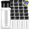 1/20Pcs Plastic Spice Jars Seasoning Shaker Jars Containers 100ml Storing Spice Powders Home Kitchen Storage Bottle Accessories