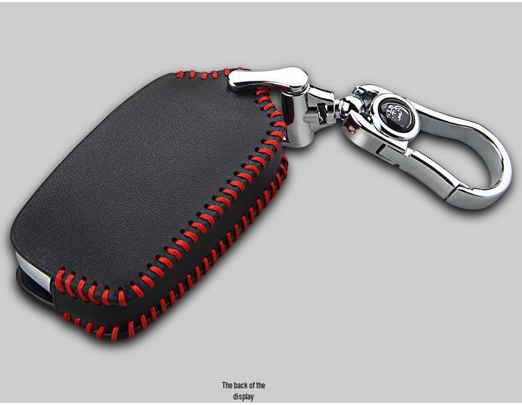 Volkswagen Leather Hand-stitched Key Case Remote Cover Key Protector
