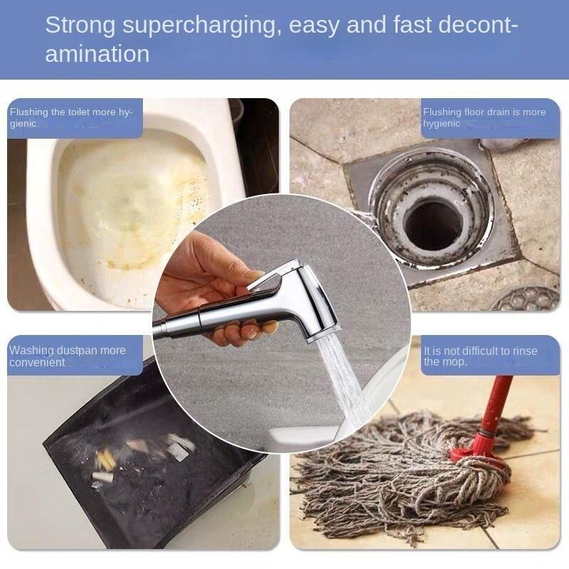 Handheld Water Toilet Bidet Sprayer Flexible Spring Shower head Hose tube Telephone Line soft Hoses bathroom Accessories
