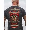 Summer Plus Size Short Sleeved T Shirts 3D Skull Print Men's Casual Fashion T-shirt Men's