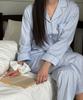 [Beanpole] Baumwoll-Streifen-Pyjama-SET [Versand aus Korea] 100% Original