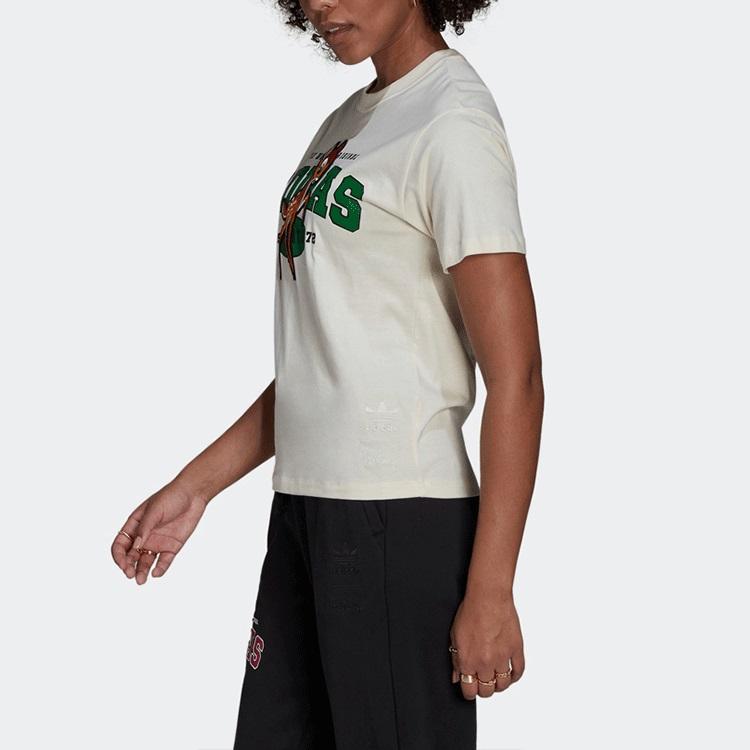 Women's T-Shirt Adidas Originals x Disney X , Set in Sleeve T Shirt Women's White