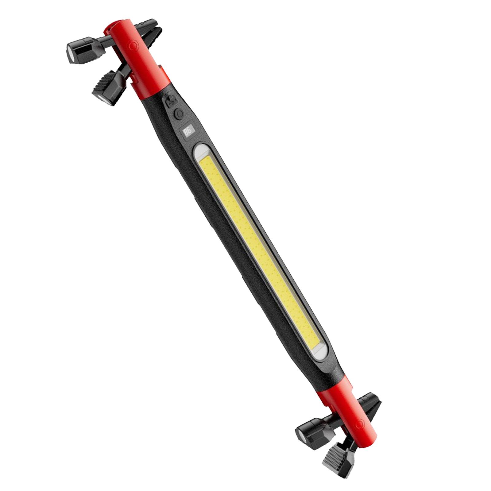 Rechargeable Cordless Portable Light W/ Hooks & Magnetic Base Powerful LED Work Light COB LED Work Light Bar for Garage Car Use work light