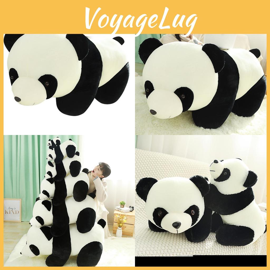 Adorable Panda Plush Toy Soft Cuddly Doll For Kids Creative Design In Various Sizes