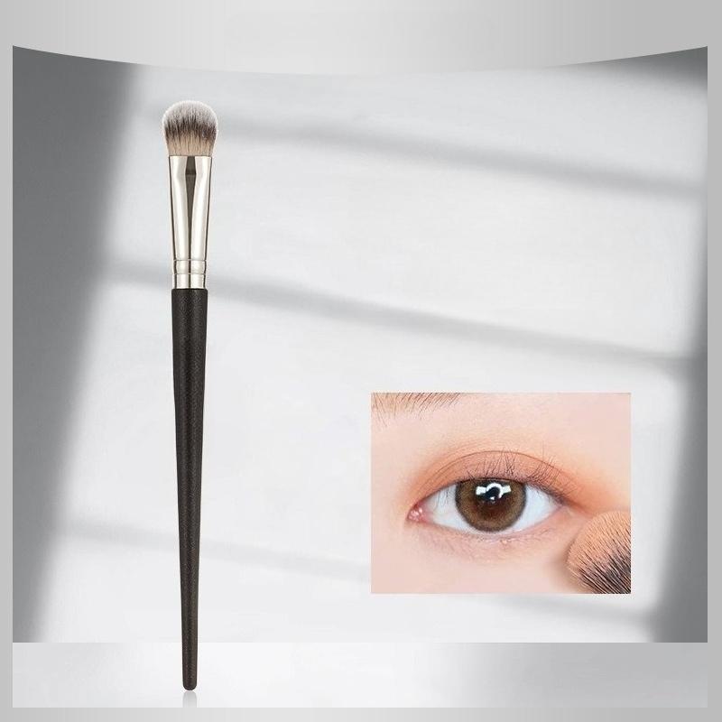 Fondöten Makyaj Fırçası Düz Başlı 1 Adet Hafif Çizgisiz Sıvı Fondöten Uygulaması İçin Profesyonel Kabuki Fırça