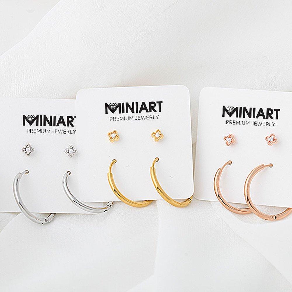 Clover Piercing + Ring Piercing [Sold as a Pair]