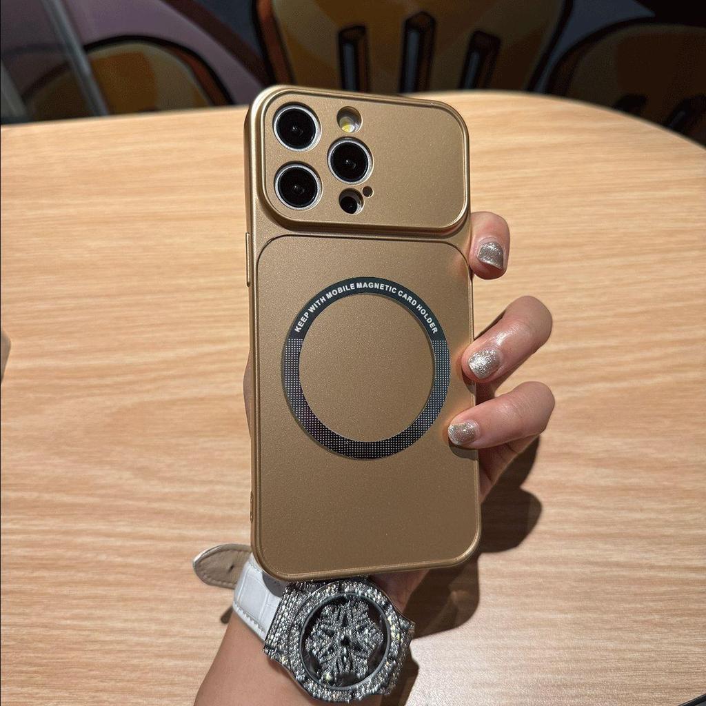 Metallic Finish Magnetic TPU Phone Case for Xiaomi POCO F8 Pro,F6 Pro Shockproof Matte Soft Cover