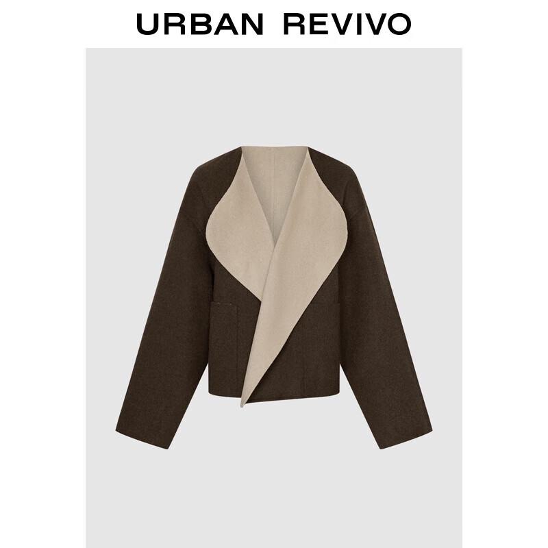 

Женская зимняя куртка UR 2025 Amber Flow двусторонняя с V-образным вырезом S