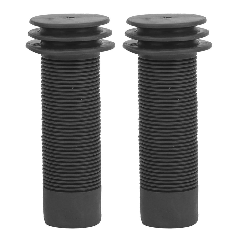 1Pair Ultralight Rubber Children Bicycle Anti Slip Handlebar Handle Grip Cover Accessory for Kid Bike(black )
