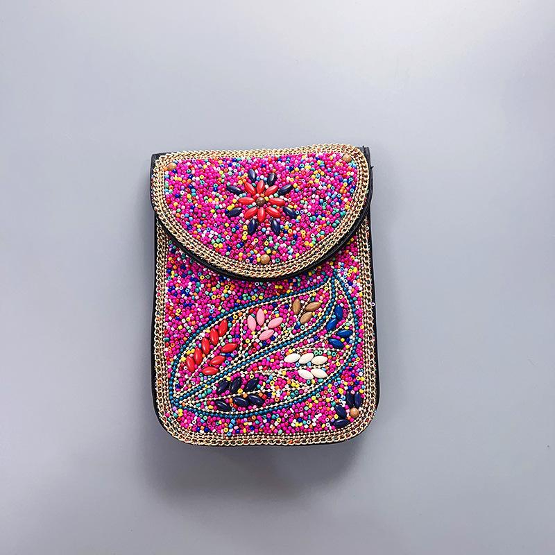 Boho Vintage Veske - Flerroms premium tekstur myk moteriktig allsidig håndlaget dusk risperler