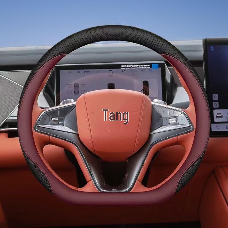 Husa Volan BYD Tang L: Piele Nappa, Anti-Alunecare, Accesoriu Interior DMI