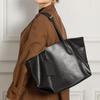 Cowhide Genuine Leather Large Soft Shoulder Tote Bags For Women 2026 Luxury Designer Big Shopping Work Ladies Handbags