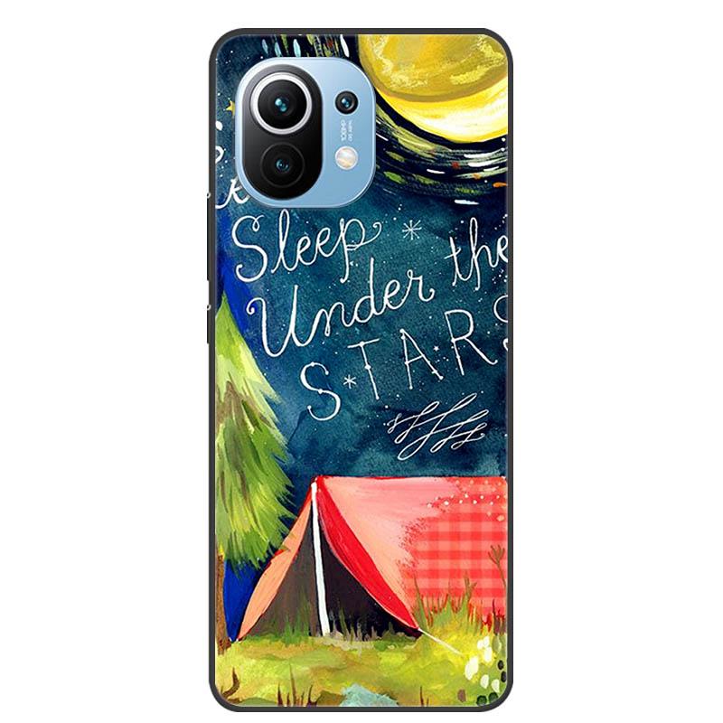 For Xiaomi 11 Lite 5G NE Case Protective Silicone TPU Phone Cases for Xiaomi Mi 11 Lite 5G Shockproof Covers 11Lite Soft Fundas