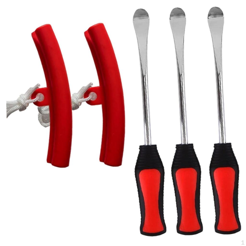 Auto Motorrad Reifenmontierhebel Werkzeugsatz Wulstlöser Mehrzweck mit Felgenschutz