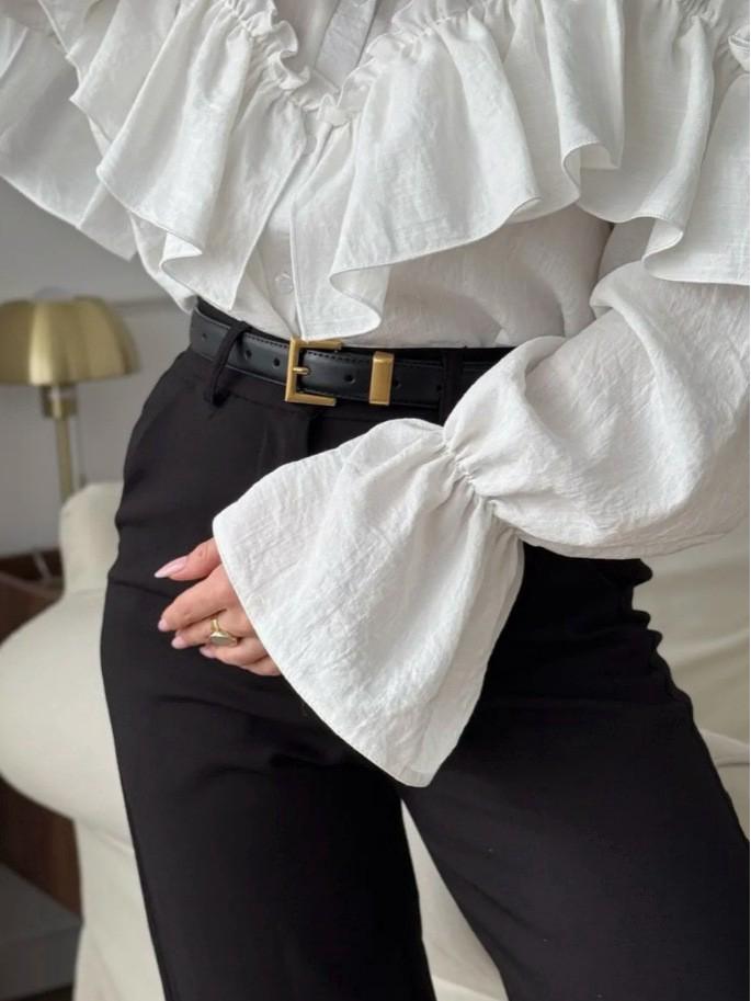 Elegant Lace Layered Floral Shirt - Women's Spring/Summer Casual Fashion
