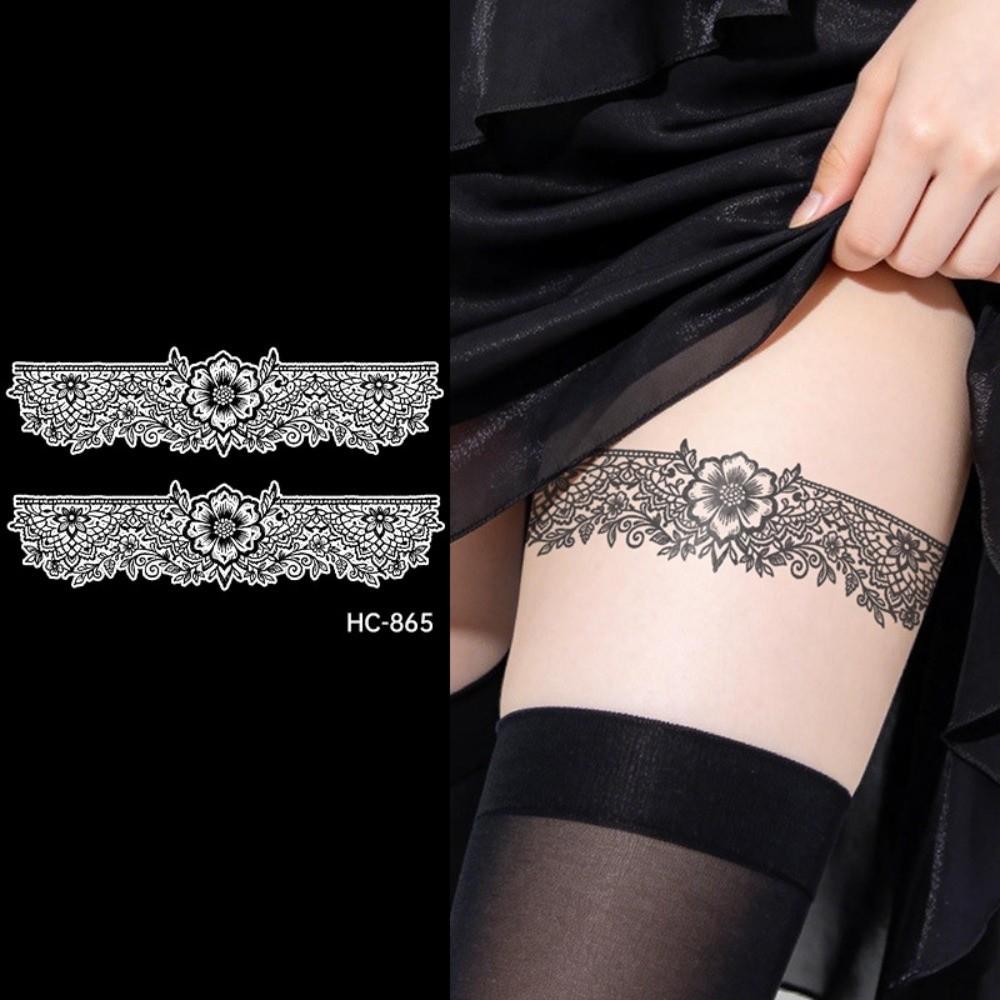 Fake Henna Temporary Tattoo Stickers Water Transfer Decals Body Art Sticker  Finger Hand Legs Arm