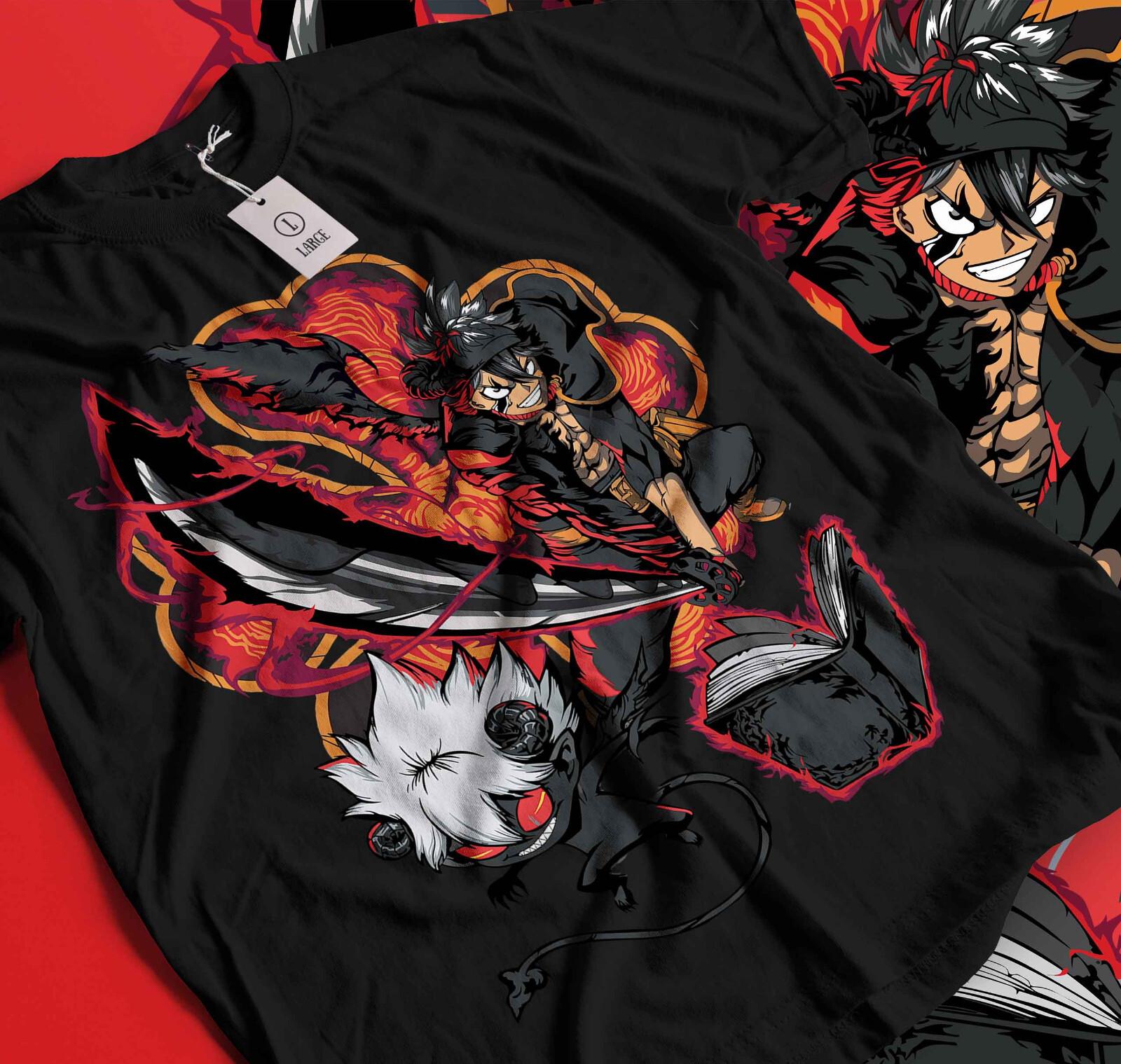 Black Clover Tshirt Asta Yami Sukehiro Yuno Tee Anime T-Shirt Mens Womens Tees Top Luck Voltia  149 2XL