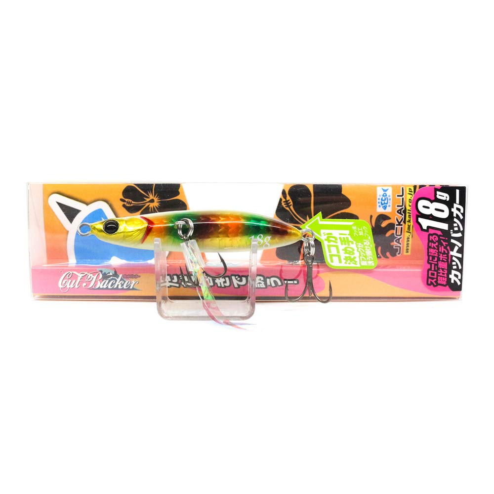 JACKALL Metal Jig Cutbacker 68mm 18g Glow Candy Lure