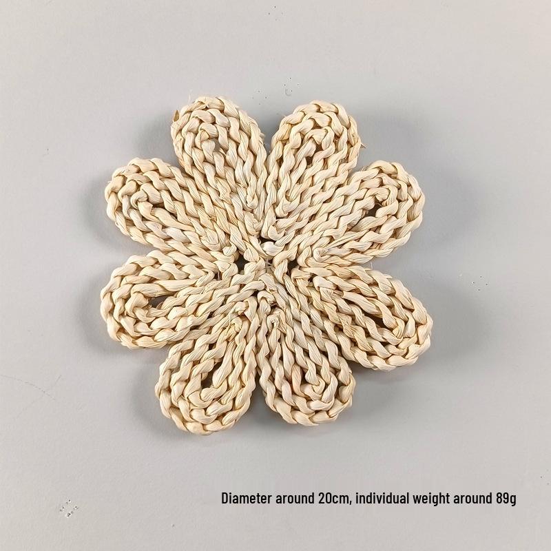Ethnic Moroccan Style Woven Straw Wall Hanging for Sofa or Bedside