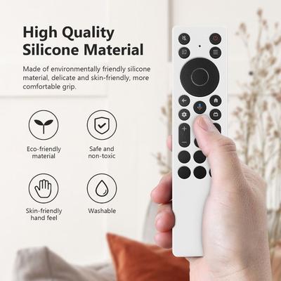 New Silicone Protective Case with Lanyard Shockproof Soft Shell Protector Remote Control Sleeve for TCL RC923A/RC813A
