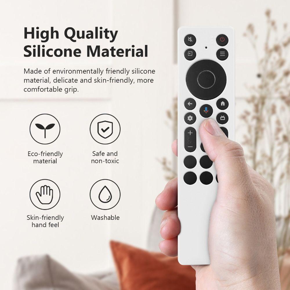 Hochwertige Silikon-Schutzhülle Stoßfest mit Lanyard Weiche Hülle Schutzhülle Fernbedienungsabdeckung für TCL RC923A/RC813A