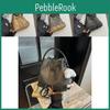 Chic And Stylish Bucket Bag For Women In Black Coffee Khaki And Blue Perfect For Fall Fashion