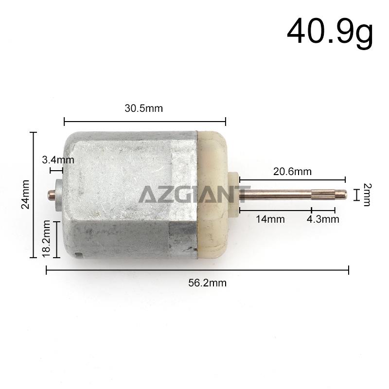 

5pcs/lot Round Spindle Motor Total Length 55-66.8mm Car Electric Motor DC 12V Metal DIY Toy Model Power Tool Repair Kit Unit 5pcs E 20.6mm shaft