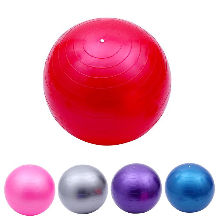 

95cm Anti-Burst Yoga Exercise Ball with Air Plug красный
