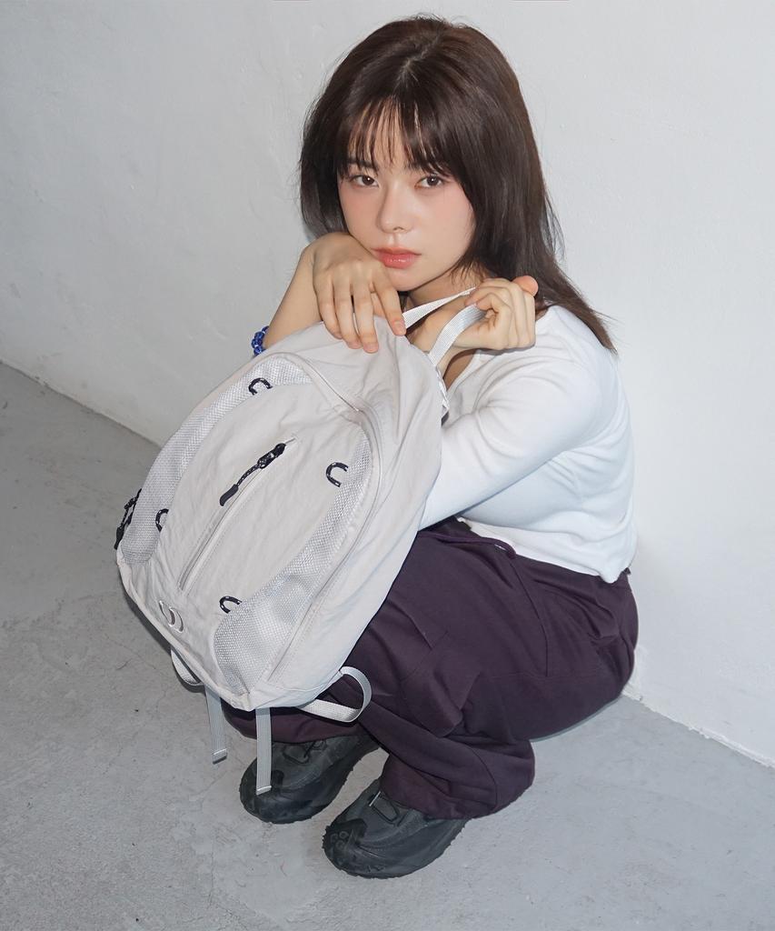 Salbol 503 Mesh Backpack [Gray]