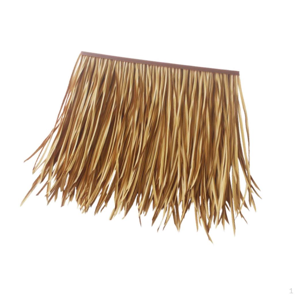 Artificial Palm Thatch Grass Skirting Roof Sturdy Multifunctional Realistic for Garden