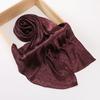 Premium Malaysia Satin Tudung Hijab Islamic Veil Headscarf Crinkle Plain Color Satin Crepe Scarf Muslim Women Shawl Wrap
