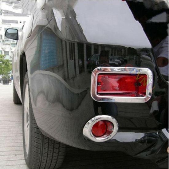 Chrome Rear Fog Light Lamp Cover Trim For Toyota Highlander 2008-2010