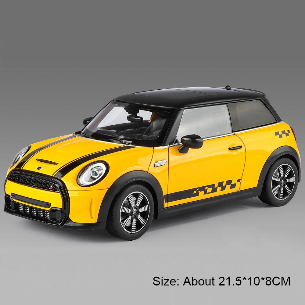 1:18 Large Mini Cooper S X5M Car Model Toy Slide Forward Shock Absorption Vehicles Models High Simulation Toys Ornament Gifts