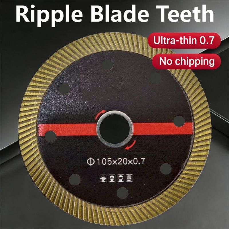 SHGO-Diamond Turbo Cutting Disc Saw Blade For Porcelain Tile Cutter, For Angle Grinder Compatible