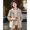 Women's Casual Hooded Zip-Up Jacket