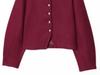 European & American Style Women's Fashion Long Sleeve Coat with Button Detail