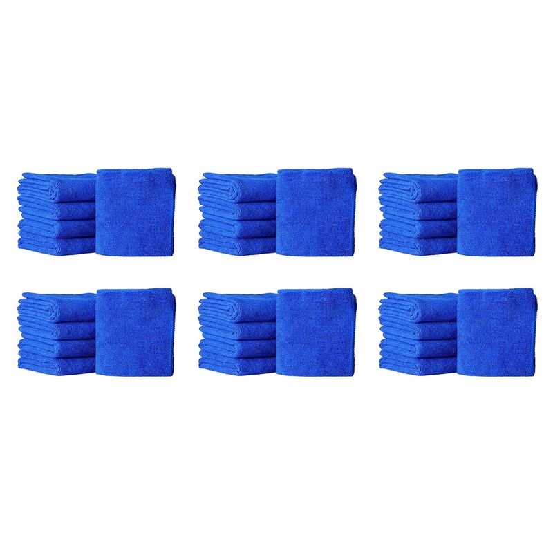 A84E-30Pcs Fiber Absorbent Towel Cleaning Towel 25 X 25CM синий