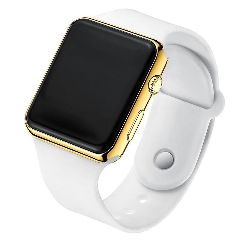 Summer LED Square Display Fashionable Casual Couple and Student Sports Watch