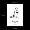 A3 Framed Art Stylish French Black and A3 Poster x Framed Poster, Perfume, Monochrome, Interior, Perfume, Antique, White, (420 297mm),